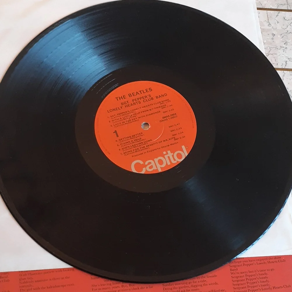 Beatles vinyl record..SGT peppers lonely hearts club band..original 1967 - Picture 9 of 16